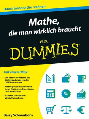 cover image of Mathe, die man wirklich braucht f&uuml;r Dummies